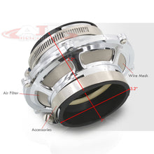 Load image into Gallery viewer, Universal 3" Air Intake Bypass Filter Silver