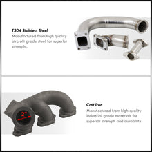 Load image into Gallery viewer, Ford Mustang 1994-1997 3.8L V6 Cast Iron Twin Turbo Manifold (2 Packages)