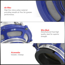 Load image into Gallery viewer, Universal 2.75" Air Intake Bypass Filter Blue