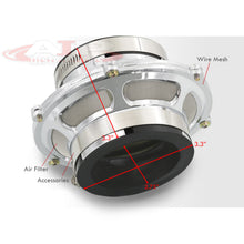 Load image into Gallery viewer, Universal 2.75" Air Intake Bypass Filter Silver