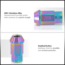 Load image into Gallery viewer, JDM Sport Universal 12 x 1.50 Lug Nuts Neo Chrome (20 Pieces)