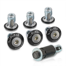 Load image into Gallery viewer, JDM Sport Universal M6 Anchor Type Fender Washer Kit Black (6 Piece Per Pack)