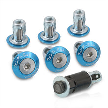Load image into Gallery viewer, JDM Sport Universal M6 Anchor Type Fender Washer Kit Blue (6 Piece Per Pack)