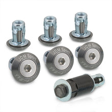 Load image into Gallery viewer, JDM Sport Universal M6 Anchor Type Fender Washer Kit Gun Metal (6 Piece Per Pack)