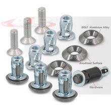 Load image into Gallery viewer, JDM Sport Universal M6 Anchor Type Fender Washer Kit Gun Metal (6 Piece Per Pack)