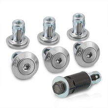 Load image into Gallery viewer, JDM Sport Universal M6 Anchor Type Fender Washer Kit Silver (6 Piece Per Pack)