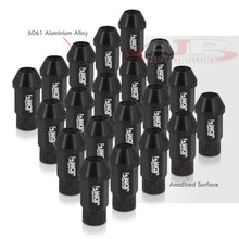 Load image into Gallery viewer, JDM Sport Universal 12 x 1.25 Lug Nuts Black (20 Pieces)