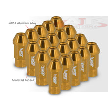 Load image into Gallery viewer, JDM Sport Universal 12 x 1.50 Lug Nuts Gold (20 Pieces)