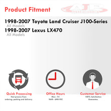 Load image into Gallery viewer, Toyota Land Cruiser 1998-2007 Off-Road Cold Air Snorkel Intake System Black