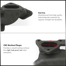 Load image into Gallery viewer, Dodge Colt 1988-1994 / Eagle Summit 1988-1994 / Mitsubishi Mirage 1989-1997 4G15 1.5L T3/T4 Cast Iron Turbo Manifold Silver