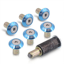 Load image into Gallery viewer, JDM Sport Fender Washer M6 Rivet Type Fastners Blue (6 Piece Per Pack)