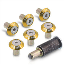 Load image into Gallery viewer, JDM Sport Fender Washer M6 Rivet Type Fasteners Gold (6 Piece Per Pack)