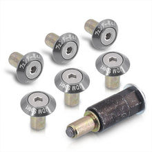 Load image into Gallery viewer, JDM Sport Fender Washer M6 Rivet Type Fasteners Gunmetal (6 Piece Per Pack)