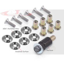 Load image into Gallery viewer, JDM Sport Fender Washer M6 Rivet Type Fasteners Gunmetal (6 Piece Per Pack)
