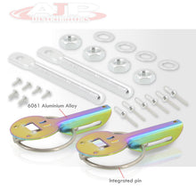 Load image into Gallery viewer, Universal Hood Lock Pins Neo Chrome (Sparco Style)