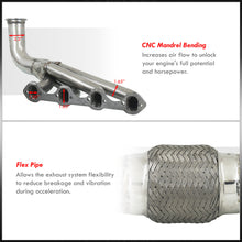 Load image into Gallery viewer, Ford Mustang 5.0L V8 302 1979-1995 T4 Turbo Manifold with Downpipe