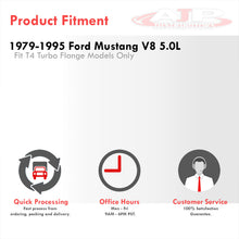 Load image into Gallery viewer, Ford Mustang 5.0L V8 302 1979-1995 T4 Turbo Manifold with Downpipe