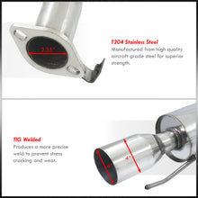 Load image into Gallery viewer, Nissan 300ZX 1990-1996 Dual Tip Stainless Steel Catback Exhaust System (2+0 Seat Models Only) (Piping: 2.5" / 65mm | Tip: 4.0")