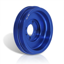 Load image into Gallery viewer, Mitsubishi 2.0L 4G63 / 2.4L 4G64 Underdrive Crank Pulley Blue