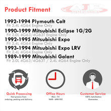 Load image into Gallery viewer, Mitsubishi 2.0L 4G63 / 2.4L 4G64 Underdrive Crank Pulley Blue