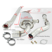 Load image into Gallery viewer, Subaru Impreza WRX Hatchback 2008-2014 Stainless Steel Catback Exhaust System (Piping: 3.0" / 76mm | Tip: 4.0")