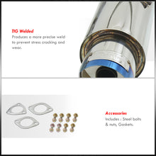 Load image into Gallery viewer, Acura Integra GSR Hatchback 1994-2001 N1 Style Stainless Steel Catback Exhaust System Burnt Tip (Piping: 2.5" / 65mm | Tip: 4.5")