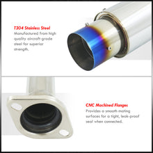 Load image into Gallery viewer, Scion FRS 2013-2016 / Subaru BRZ 2013-2016 Dual Tip Stainless Steel Catback Exhaust System Burnt Tip (Piping: 2.5" / 65mm | Tip: 4.0")