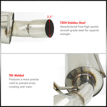 Load image into Gallery viewer, Ford Mustang 4.6L V8 2005-2009 Stainless Steel Axle Back Exhaust System (Piping: 2.5" / 65mm | Tip: 4.0")