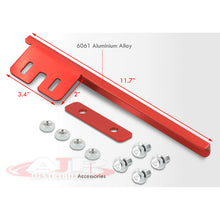 Load image into Gallery viewer, Universal Front Bumper Licence Plate Relocator Bracket Red