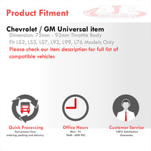 Load image into Gallery viewer, GM LS1 92mm Throttle Body Plate Spacer Silver