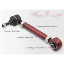 Load image into Gallery viewer, Scion FRS 2013-2016 / Toyota 86 2017-2020 / Subaru BRZ 2013-2020 / Impreza WRX 2008-2021 Rear Lower Adjustable Toe Control Arms Red