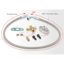 Load image into Gallery viewer, T25/T28 Turbo Oil Feed Line 36inch