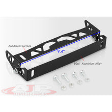 Load image into Gallery viewer, Universal Adjustable Angler License Plate Relocator Bracket Black