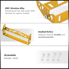 Load image into Gallery viewer, Universal Adjustable Angler License Plate Relocator Bracket Gold