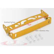 Load image into Gallery viewer, Universal Adjustable Angler License Plate Relocator Bracket Gold