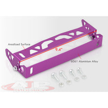 Load image into Gallery viewer, Universal Adjustable Angler License Plate Relocator Bracket Purple