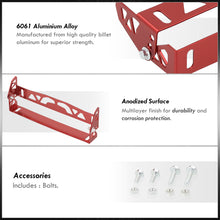 Load image into Gallery viewer, Universal Adjustable Angler License Plate Relocator Bracket Red