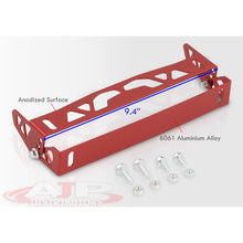 Load image into Gallery viewer, Universal Adjustable Angler License Plate Relocator Bracket Red