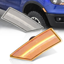 Load image into Gallery viewer, Ford Ranger 2019-2022 Front Amber LED Side Marker Lights Clear Len