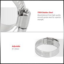 Load image into Gallery viewer, 1.7" Steel Adjustable Worm Drive Hose Clip Clamp