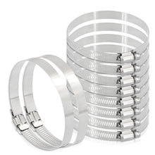 Load image into Gallery viewer, 3.0" Steel Adjustable Worm Drive Hose Clip Clamp