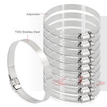 Load image into Gallery viewer, 3.0" Steel Adjustable Worm Drive Hose Clip Clamp