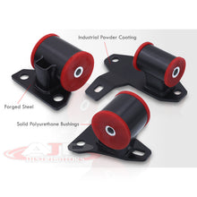 Load image into Gallery viewer, Honda Civic 1992-1995 / Del Sol 1993-1997 / Acura Integra 1994-2001 H Series H22 H23 Conversion Engine Motor Mount Black with Red Polyurethane Bushing