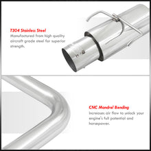 Load image into Gallery viewer, Honda Prelude SH 1997-2001 N1 Style Stainless Steel Catback Exhaust System (Piping: 2.25" / 58mm | Tip: 4.5")