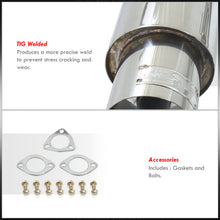 Load image into Gallery viewer, Honda Prelude SH 1997-2001 N1 Style Stainless Steel Catback Exhaust System (Piping: 2.25" / 58mm | Tip: 4.5")