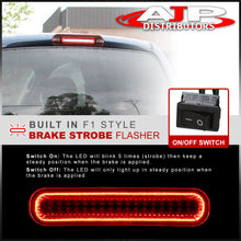 Load image into Gallery viewer, Dodge Ram 1500 2002-2008 / Dodge Ram 2500 3500 2003-2009 Strobe LED 3rd Brake Light Chrome Housing Red Len (Version 3)