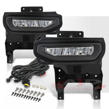 Load image into Gallery viewer, GMC Sierra 1500 2016-2018 Front LED Fog Lights Clear Len (Includes Switch & Wiring Harness)