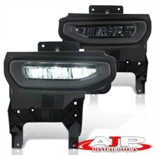 Load image into Gallery viewer, GMC Sierra 1500 2016-2018 Front LED Fog Lights Smoked Len (Includes Switch & Wiring Harness)