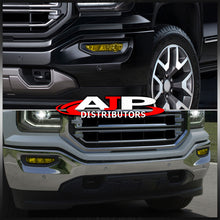 Load image into Gallery viewer, GMC Sierra 1500 2016-2018 Front LED Fog Lights Yellow Len (Includes Switch & Wiring Harness)