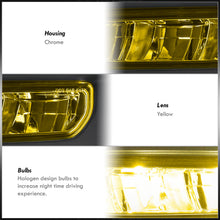 Load image into Gallery viewer, GMC Sierra 1500 2016-2018 Front LED Fog Lights Yellow Len (Includes Switch & Wiring Harness)